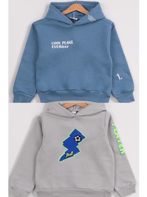 Erkek Çocuk 2'li Paket Basic Sweatshirt