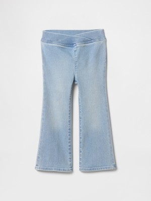 Gap Kız Bebek Açık Mavi Denim Flare Jegging Pantolon