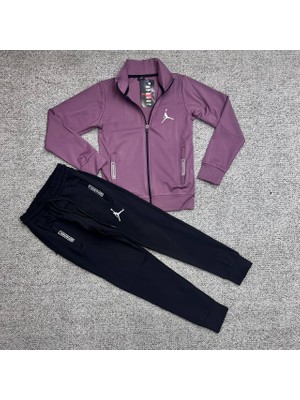 Çocuk Jordon Dalgıç Kumaş Eşofman Takımı