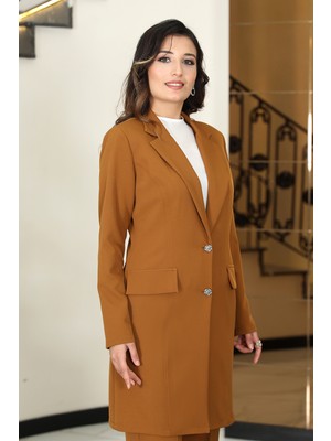 Parla Ceket Pantolon Şık Tesettür Takım