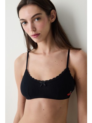 Poıntelle Mini Siyah Sütyen