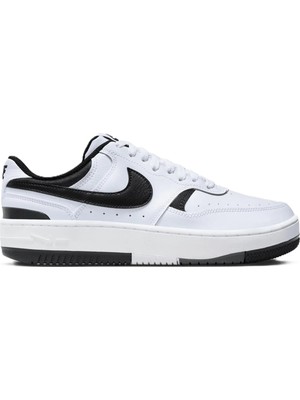 Nike Gamma Force Womens Leather Sneaker White Hakiki Deri Kadın Günlük Spor Ayakkabı Siyah Beyaz