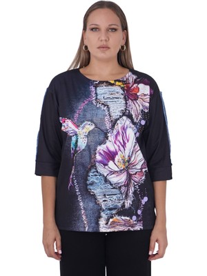 Kadın Büyük Beden Şık Bluz