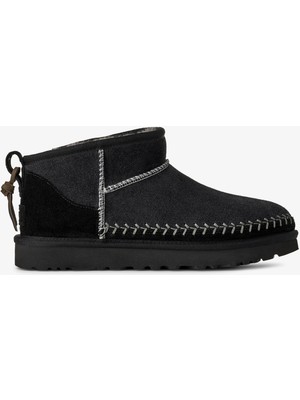 Ugg Classic Ultra Mini Biarritz Kadın Siyah Bot.blk