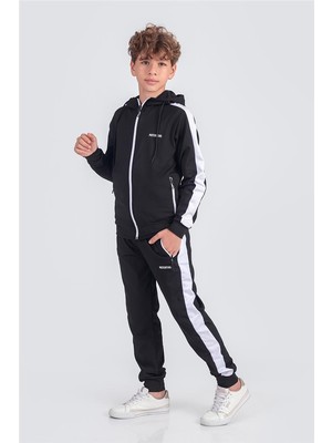 Uniseks Kapüşonlu Dalkgıç Kumaş Eşofman Takımı Potential ESF2574