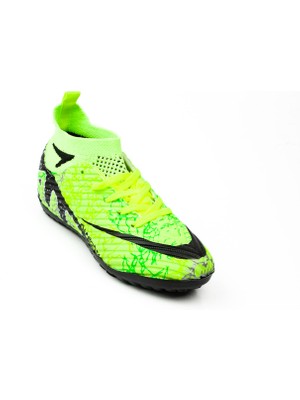 Babalı 565 Laliga Neon Yeşil Çoraplı Çocuk Halı Saha Ayakkabısı