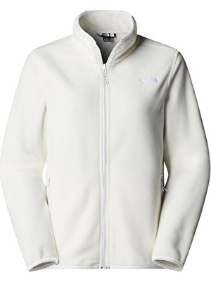 The North Face W Glacier Fleece Jacket Kadın Outdoor Polar Ceket NF0A8D2FQLI1 Beyaz