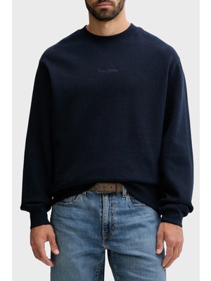 Tommy Jeans Pamuklu Regular Fit Bisiklet Yaka Sweat Erkek Sweat DM0DM21622 C1G