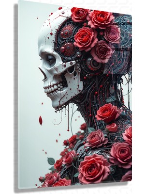 Sevgili Cam Çelik ve Gül Cam Tablo
