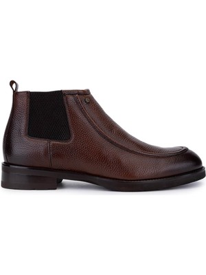 Tamer Tanca Erkek Hakiki Deri Taba Klasik Bot 987 252 Erk Bot SK25-26 Taba Fltr