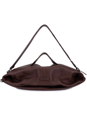 Bruno Rossi Bag Unisex Hakiki Deri Kahverengi Sırt & El Çantası 1048 R88 Cnt SK25-26 Caffe