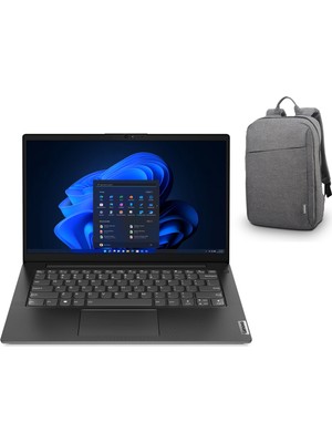 Lenovo Nb V14 83A000GDTR I7-13620H 16GB 512SSD O/b 14 Dos + Lenovo 4X40T84058 Sırt Çantası