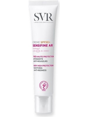 SVR Sensifine AR SPF 50+ Hassas Ciltler İçin Yatıştırıcı Güneş Kremi 40 ml Çok Yüksek Koruma