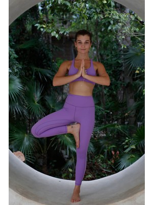 Pulsar Chakra Yoga Tayt Menekşe