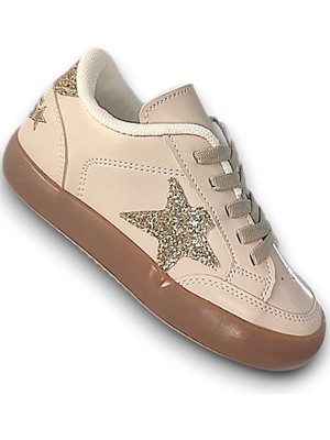 Arvenzo 9935 Bej Sim Detaylı Ipli Kız Çocuk Ayakkabı