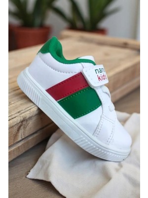 784 Beyaz Hafif Rahat Günlük Erkek Çocuk Spor Ayakkabı