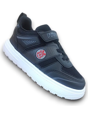 Vivox 3621 Siyah Hafif Rahat Erkek Çocuk Spor Ayakkabı