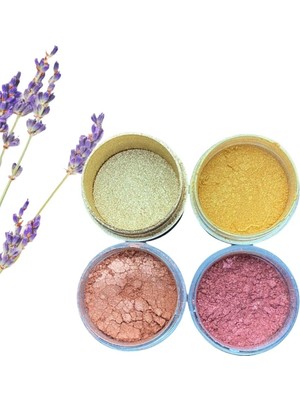 Epoksi Reçine Sedef Metalik Toz Pigment Boya 4X10ML/ Epoksi Boyası/ Mum Boyası/ Beton Boya