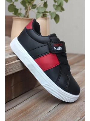 784 Siyah Hafif Rahat Günlük Erkek Çocuk Spor Ayakkabı