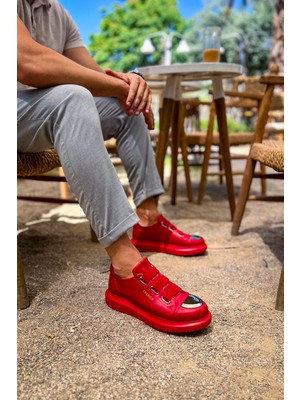 Mirorex Premium Comfort Lastikli Erkek Spor Ayakkabı Kırmızı