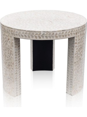 The Mia Sedef Tabure Yan Sehpa 50X40 cm TLC0118