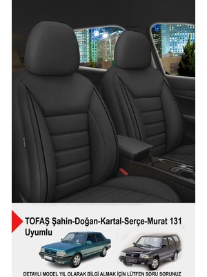 Jet Deri Oto Koltuk Kılıfı (Tofaş Kartal-Şahin-Doğan-Serçe-Tempra Uyumlu)