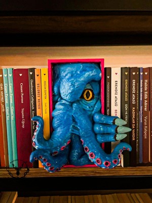 Hayatvesanat Cthulhu / Kitaplık Figürü / Kitap Tutucu