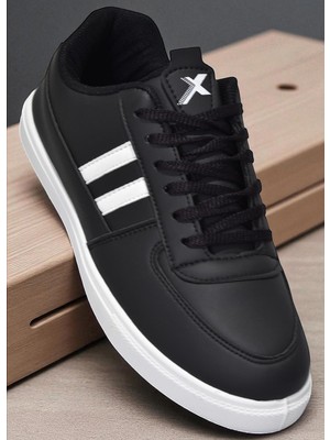 038 Rahat Taban Günlük Unisex Siyah Erkek Spor Ayakkabı