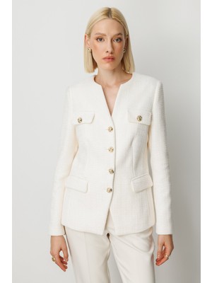 Ekol Kapak Cepli Tüvit Ceket