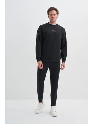 Cazador Regular Fit Scuba Kumaş Pamuk Karışımlı S-Line Baskılı SWEATSHIRT-52380