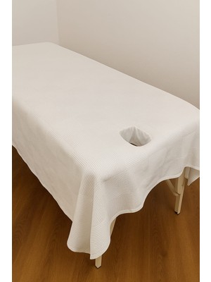 Sauna Masaj Yatağı Sedye Klinik Yatak Örtüsü %100 Pamuk | Yıkanabilir 130X230 cm