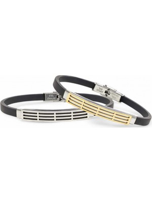 Kuşkaya Ticaret Desenli Çelik Bileklik | 14 Şubat Sevgililer Günü Hediyesi