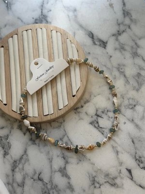 Litaetrend Deniz Kabuğu Kolye - Yeşil