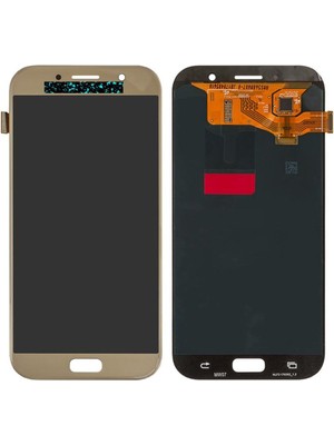 Samsung Galaxy A7 2017 SM-A720 LCD Ekran Dokunmatik Gold