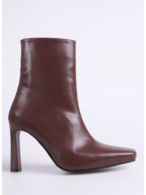 Fabrika Kahve Kadın Topuklu Bot Codroy-Coal