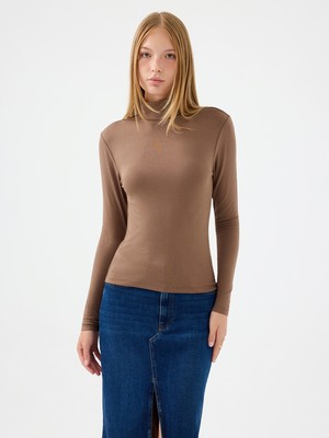 Slim Fit Kadın Bluz U.kol