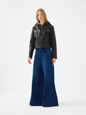 Super Palazzo Regular Fit Kadın Pantolon