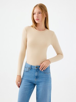 Slim Fit Kadın Bluz U.kol