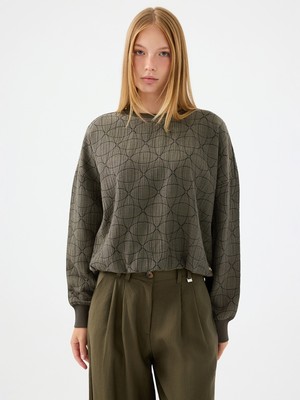 Crop Kadın Sweatshirt