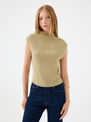 Slim Fit Kadın Bluz K.kol