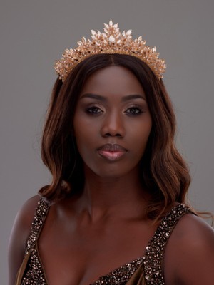 Kristal Taşlı Gelin ve Davet Tacı – Işıltılı Zarif Tasarım