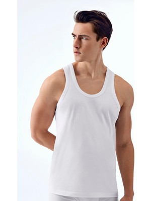 Brix Erkek Süprem Atlet Beyaz Renk