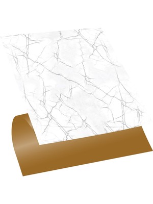 Tink Kendinden Yapışkanlı Silver Mermer Desenli Pvc Karo 30x30 cm