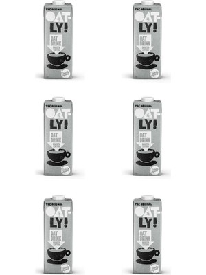 Oatly Barista Vegan Yulaf Sütü 1 Lt x 6 Kremsi Dokulu Kahve Alternatifi