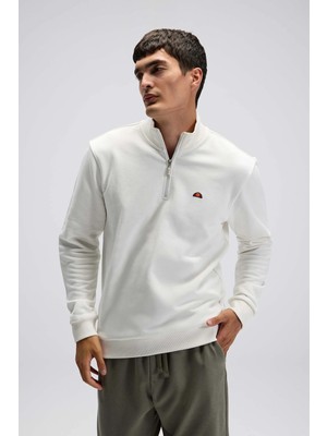 Ellesse Pamuklu Regular Fit Yarım Fermuarlı Dik Yaka Sweat Erkek Sweat EM580