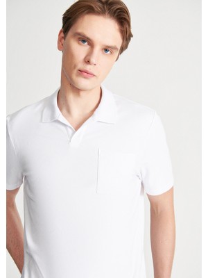 Mavi Erkek Beyaz Polo Tişört 0610297-620