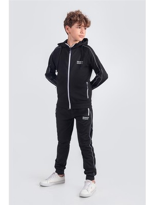 Pina Kids Unisex Dalgıç Kumaş Eşofman Takımı Unlimited Potential ESF1725Y