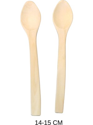 El Yapımı Şimşir Ağacı Çay Kaşığı Takımı (2 Adet)