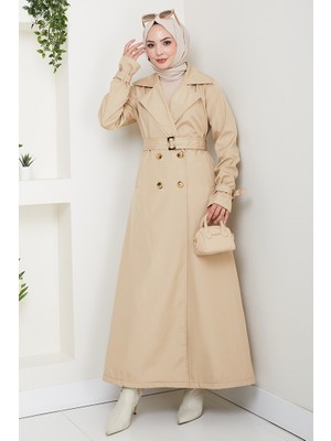 Tam Boy Su Geçirmez Trenç 1596 - Taş