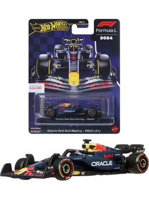 Hot Wheels Premium Formula 1 Oracle Red Bull Racing RB20 (#1) 2024 Diecast Model Araba 1:64